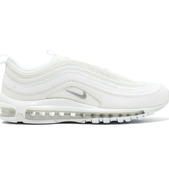 Men Nike Air Max 97 Triple White - 918356-002 - Picture 1 of 8